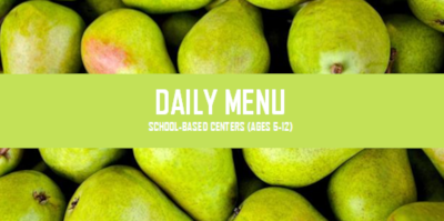 Daily Menu - School Age - LVCC